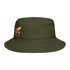 Soil and Such Garden Market Bucket Hat — Organic Gardening Logo Sun Hat