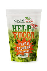 Kelp + Yucca – Organic Soil Moisture Retainer & Plant Growth Enhancer – Seaweed + Yucca Extract Blend for Stronger Roots, Better Water Absorption & Stress Resistance
