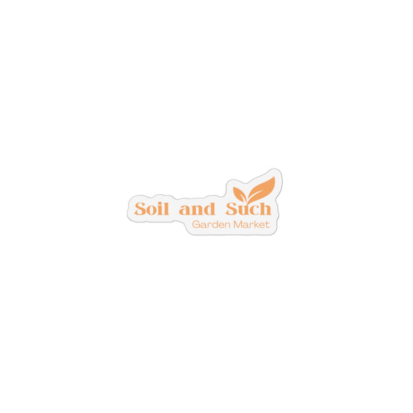 Custom Shape Magnet — "Soil and Such" Garden Market Logo Magnet
