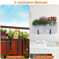 4Pcs Adjustable Planter Box Brackets