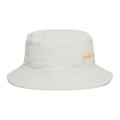 Soil and Such Garden Market Bucket Hat — Organic Gardening Logo Sun Hat