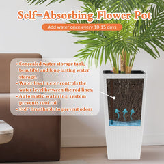 Indoor Outdoor Planter With Automatic Watering System