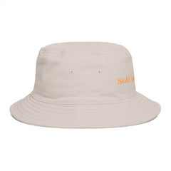 Soil and Such Garden Market Bucket Hat — Organic Gardening Logo Sun Hat