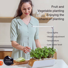 Hydroponic Indoor Herb Garden Desk Lamp LED Growing System
