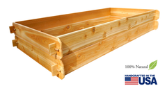 Gardens Raised Garden Bed Kit Double Deep (Two 3x6) Select Cedar