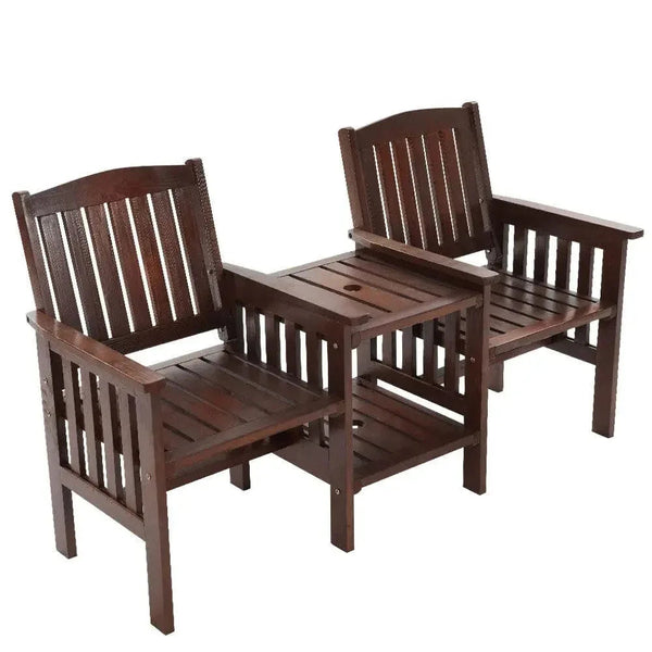 Garden Bench Chair Table Loveseat Wooden Outdoor Furniture