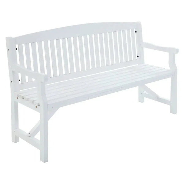 Wooden Garden Bench Chair Natural Outdoor Furniture Décor