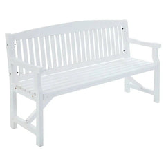 Wooden Garden Bench Chair Natural Outdoor Furniture Décor
