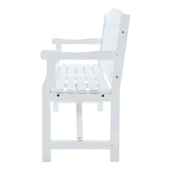 Wooden Garden Bench Chair Natural Outdoor Furniture Décor