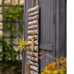 Rustic Wood Ladder Wall Décor Tool Organizer