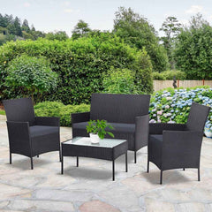Garden Furniture Outdoor Lounge Setting Wicker Sofa Patio