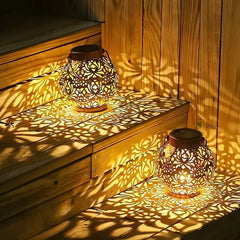 Solar LED Lantern Hanging Light Art