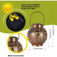 Solar LED Lantern Hanging Light Art
