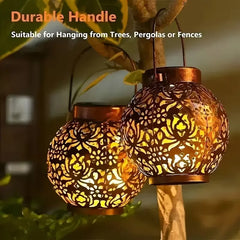 Solar LED Lantern Hanging Light Art