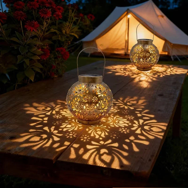 Solar LED Lantern Hanging Light Art