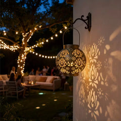 Solar LED Lantern Hanging Light Art