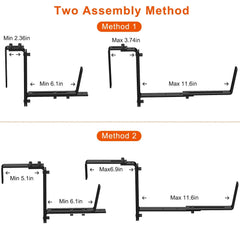 4Pcs Adjustable Planter Box Brackets