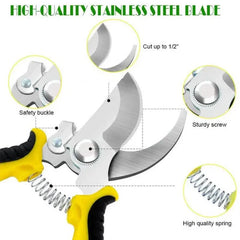 Heavy Duty Pruning Shears Rust Proof Stainless Steel Garden Tool