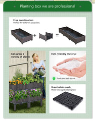 Large Plastic Flower Pot for Indoor & Outdoor Gardening