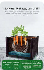 Large Plastic Flower Pot for Indoor & Outdoor Gardening