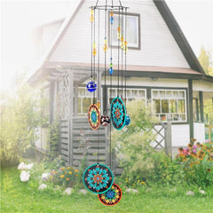 Crystal Ball Wind Chimes Rainbow Suncatcher Hanging Garden Decor