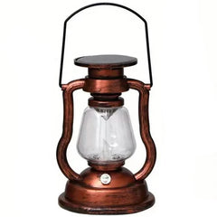 Retro  LED Horse Lantern  Rechargeable Solar Powered Flame Light