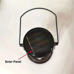 Retro  LED Horse Lantern  Rechargeable Solar Powered Flame Light