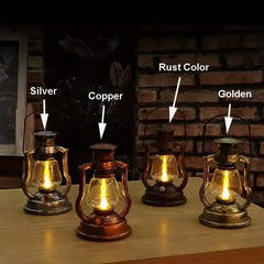Retro  LED Horse Lantern  Rechargeable Solar Powered Flame Light