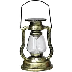 Retro  LED Horse Lantern  Rechargeable Solar Powered Flame Light