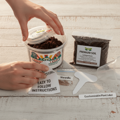 Lemon Balm Grow Kit | Grow Fresh Lemon Balm from Seed | Seeds In A Cup®