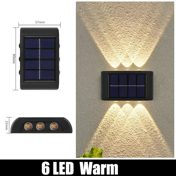 Solar Outdoor Wall Lights for Garden Decor