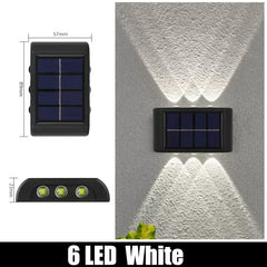 Solar Outdoor Wall Lights for Garden Decor