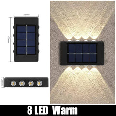 Solar Outdoor Wall Lights for Garden Decor