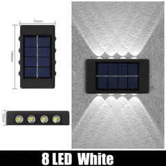 Solar Outdoor Wall Lights for Garden Decor